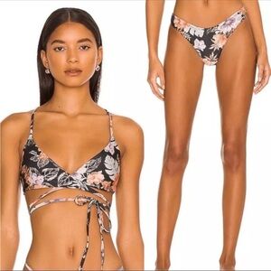 NWT L*Space Forget Me Not Kristen Bikini SET size medium